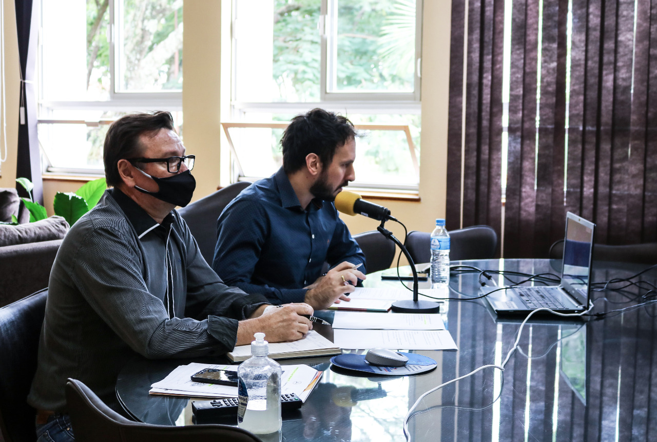 EXECUTIVO SE REÚNE COM DEPUTADO FEDERAL PEDRO WESTPHALEN